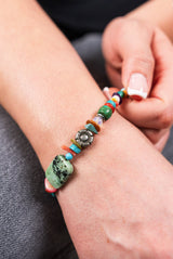 Multi-Colored Turquoise Bracelet