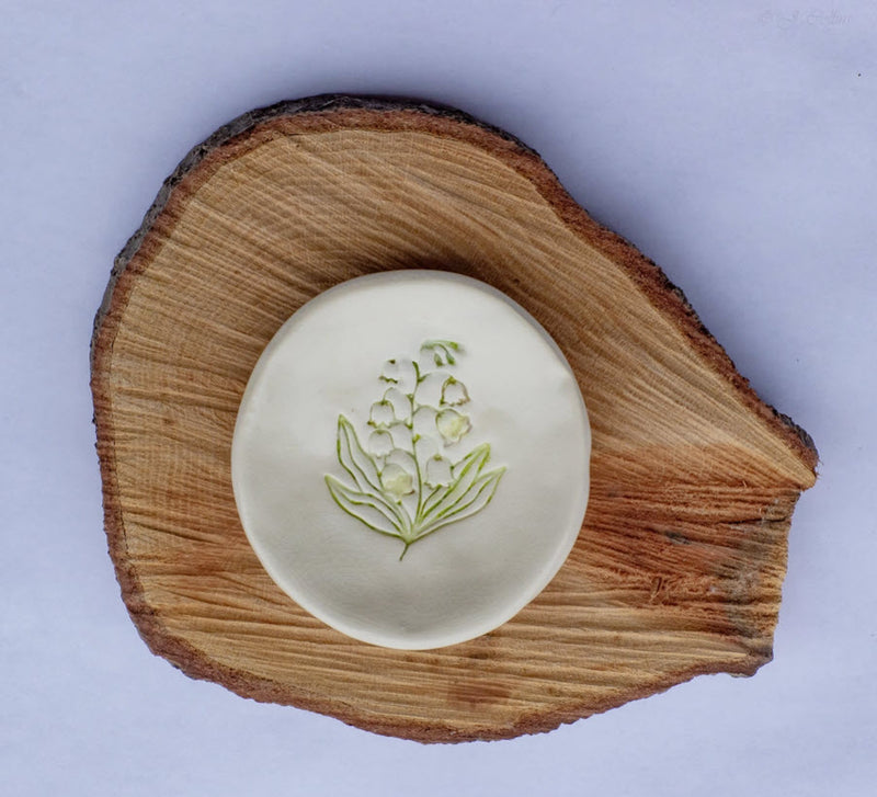 Birth Flower Ring Dish