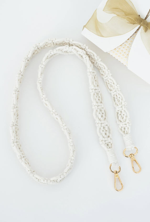 Wear Hope Macramé Crossbody Strap