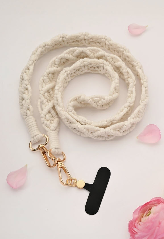 Wear Hope Macramé Crossbody Strap