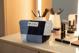 Quilted Patchwork Cosmetic Pouch