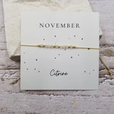 Dainty Birthstone Bracelet