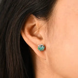 Oasis Studs in Silver