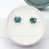 Oasis Studs in Silver