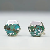 Oasis Studs in Silver
