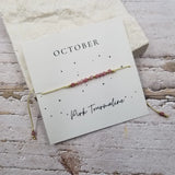 Dainty Birthstone Bracelet