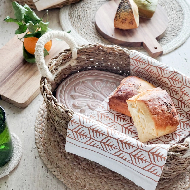 Handmade Bread Warmer & Wicker Basket