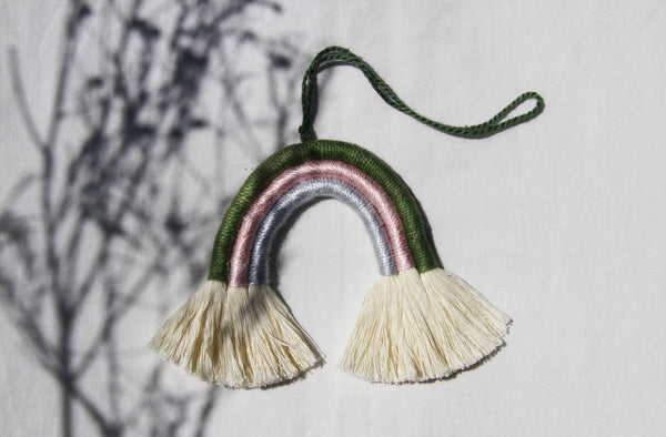 Mini Macramé Rainbows