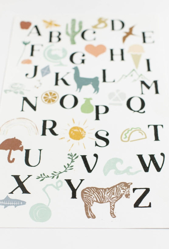 Alphabet Poster