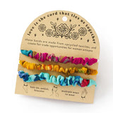 Priya Scrunchie Bracelet Set