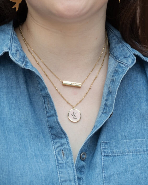 Resilience Leaf Necklace