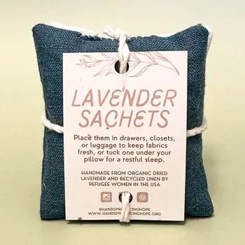 Lavender Linen Sachets | Set of 3