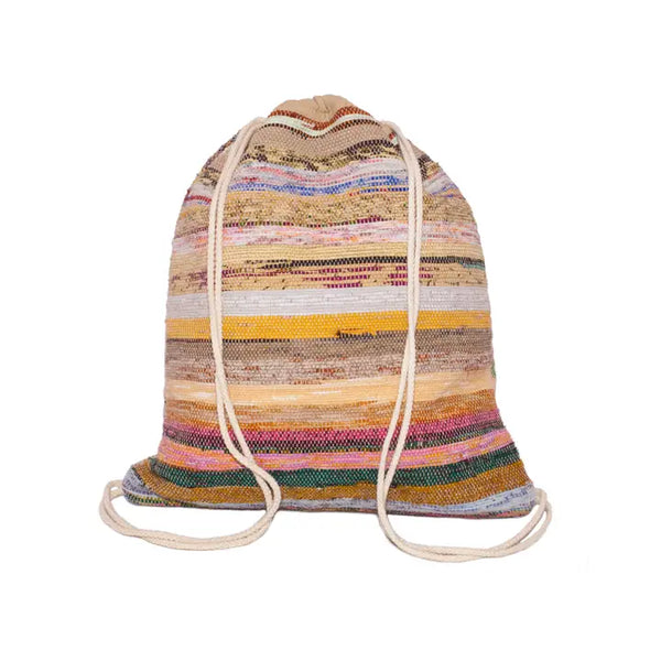 Upcylced Sari Drawstring Bag