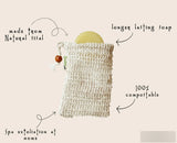 Compostable Sisal Soap Saver Bag