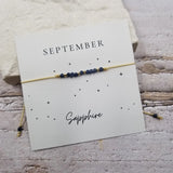 Dainty Birthstone Bracelet