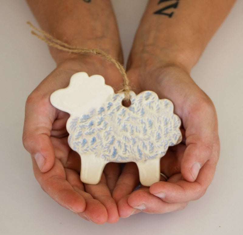 Ceramic Sheep Ornament