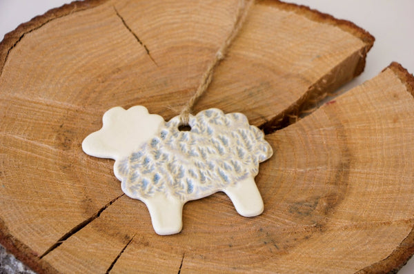 Ceramic Sheep Ornament