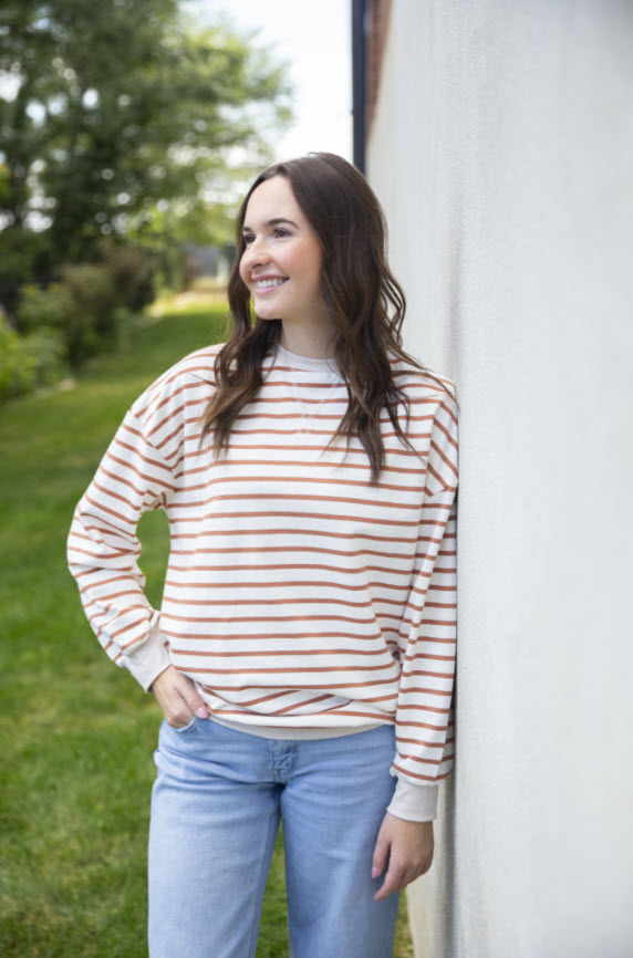 Striped Crewneck