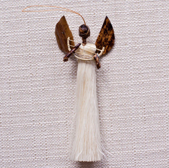 Sisal Angel Ornament Set