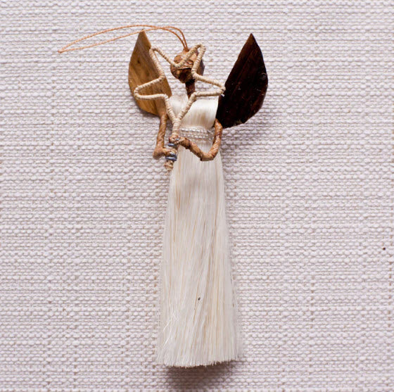 Sisal Angel Ornament Set