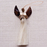 Sisal Angel Ornament Set