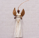 Sisal Angel Ornament Set