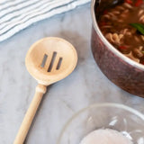 Hand Carved Merideth Slotted Spoon