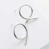 Silver Stitch Earrings