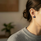 Sparrow Tagua Earrings