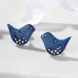 Sparrow Tagua Earrings