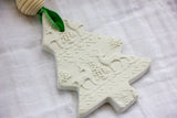 Snowy Tree Ornament