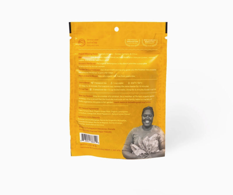 Turmeric Ginger Tea Stand-Up Pouch