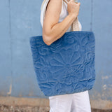 Bloom Velvet Tote