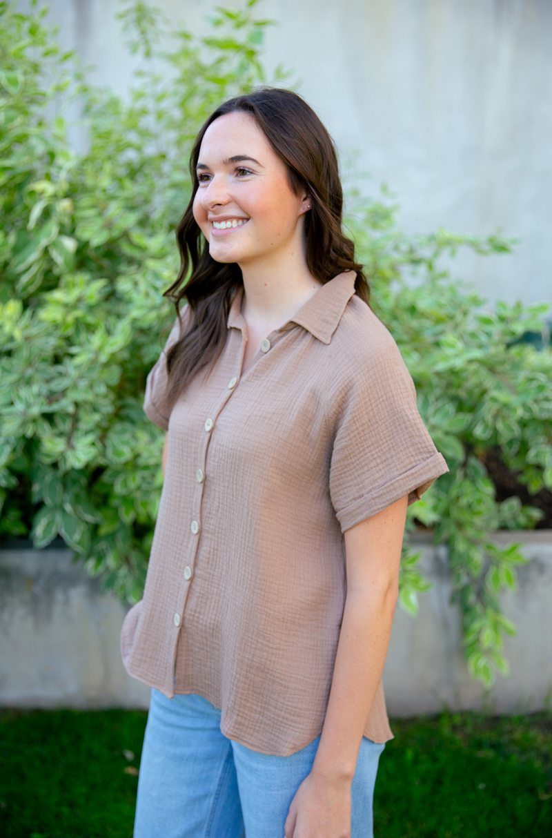 Sydney Button Down Top