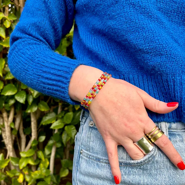 Kaleidoscope Spiral Bracelet