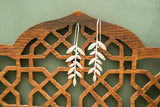 Leaves of Silver Earrings