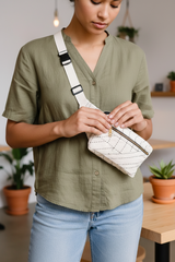 Convertible Kantha Crossbody Belt Bag