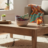 Swirling Sari Basket
