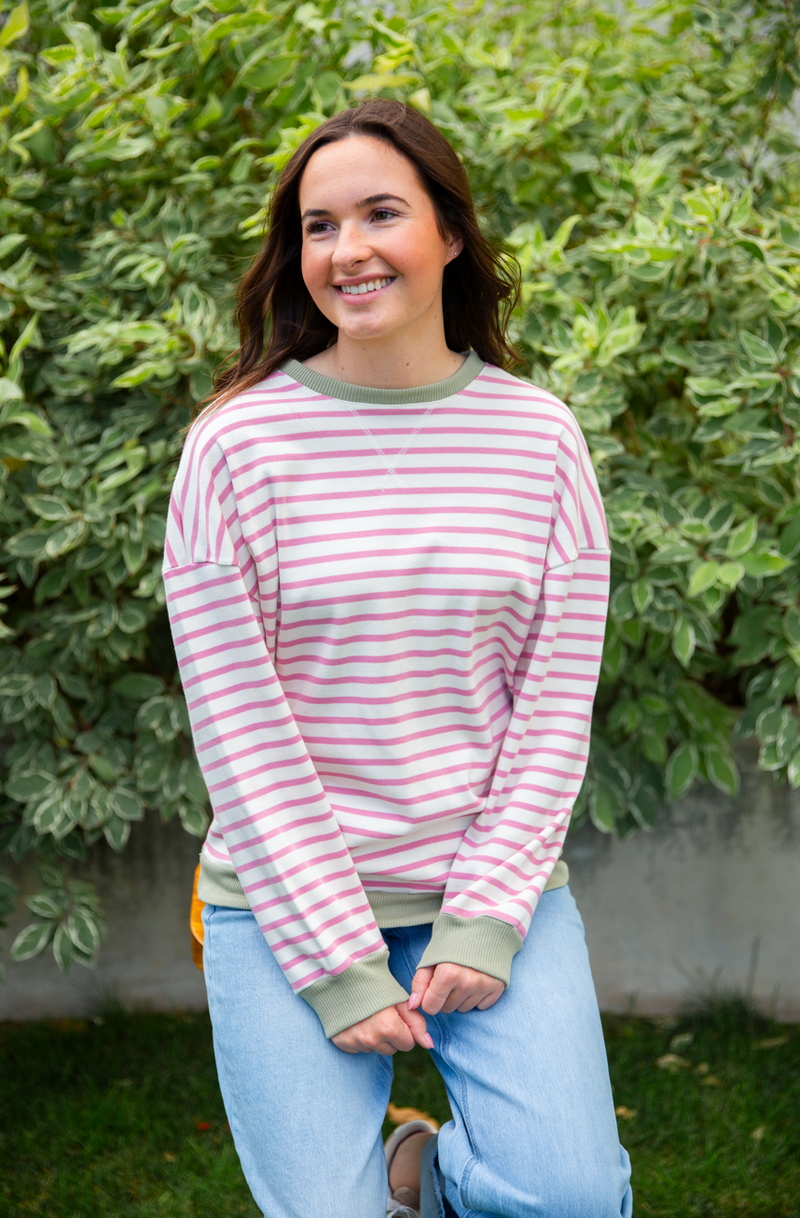 Striped Crewneck