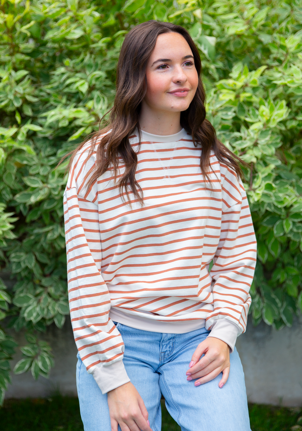 Striped Crewneck