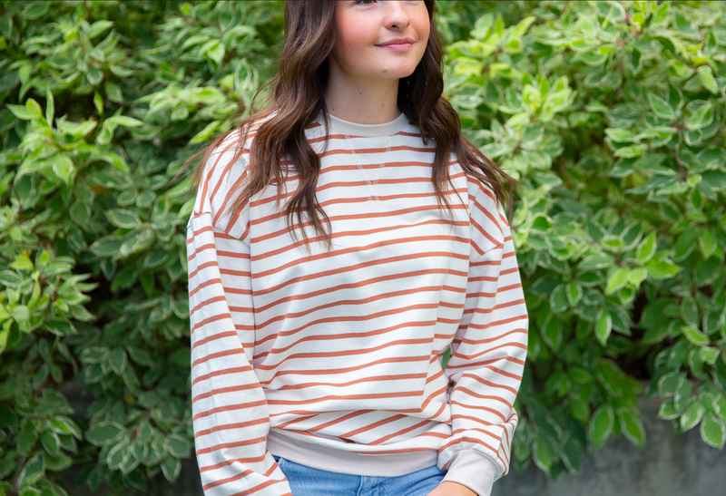 Striped Crewneck