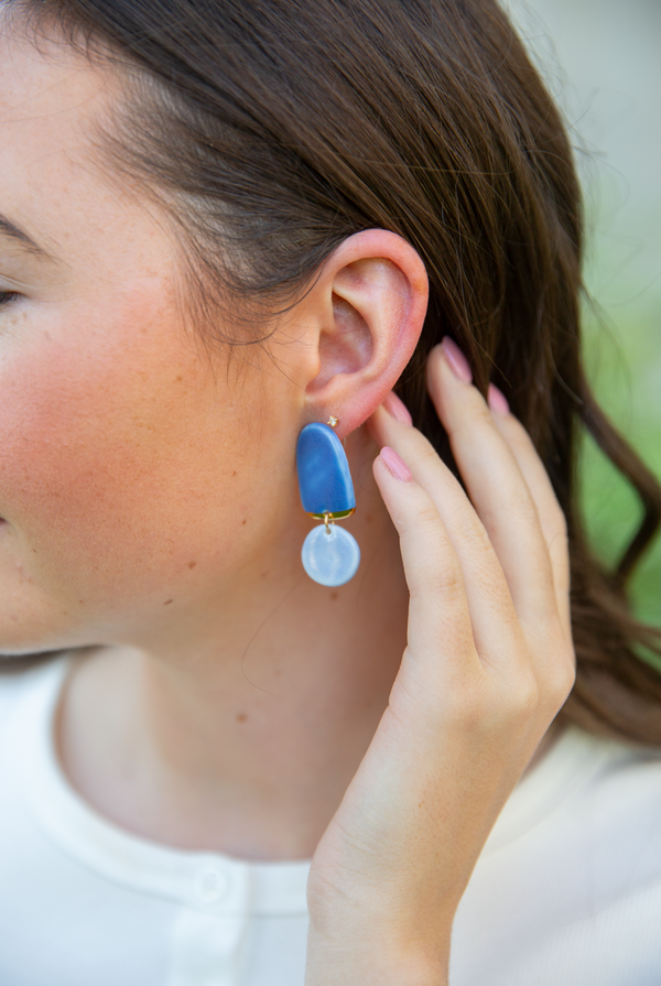 Tonal Two-Piece Midi Earrings