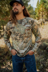 camo long sleeve tee our embroidered
