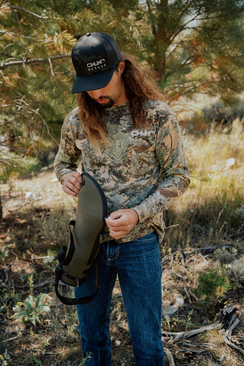 camo long sleeve tee our embroidered hunting tee