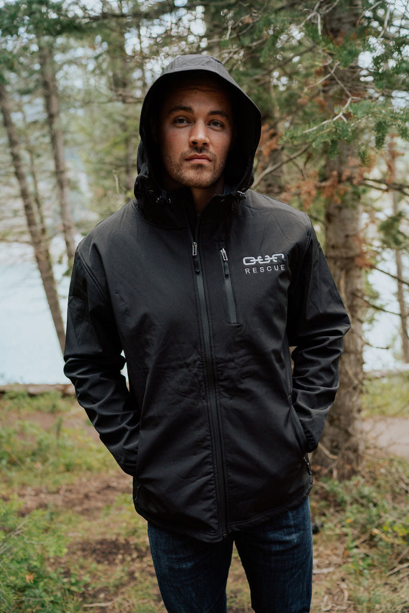 Men's Hooded Softshell – OUR Rescue Store