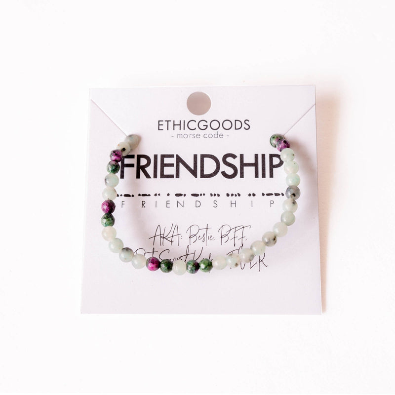 morse code bracelet friendship