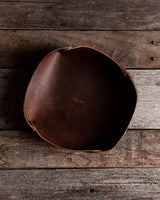 catchall tray brown leather