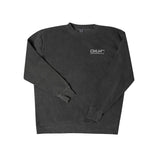 black pigment dyed crew neck o.u.r sweatshirt