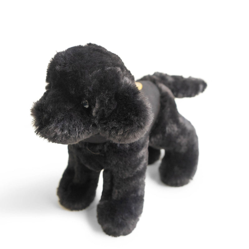 black lab plush toy dog