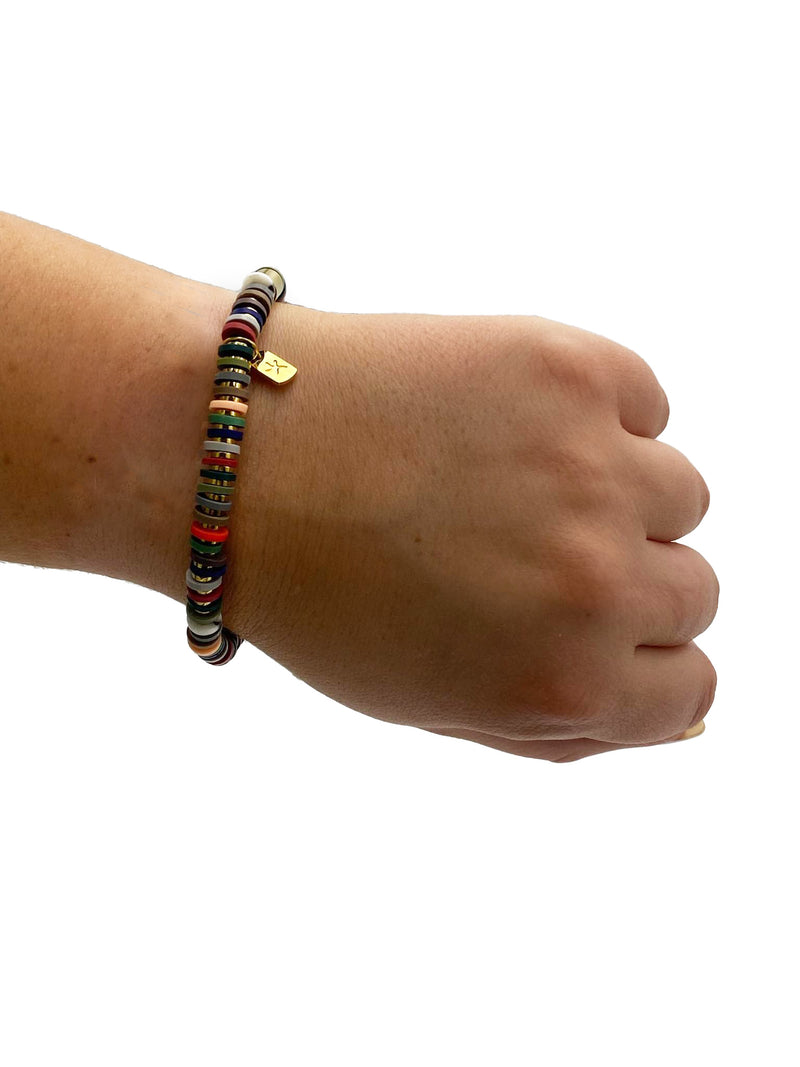 colorful hematite bracelet